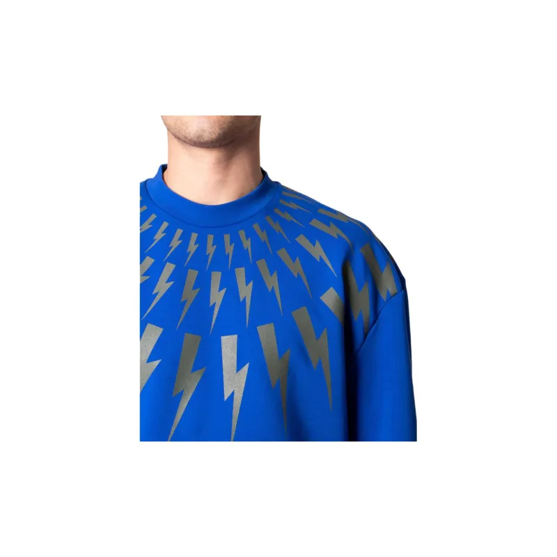 Neil Barrett Sweatshirts Men Blue-4