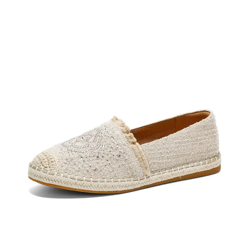 Senda Espadrilles Women's Black/Apricot/Pink-9