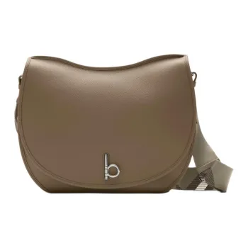Burberry Rocking Horse Calfskin Crossbody Bag, Shoulder Bag Men's Khaki