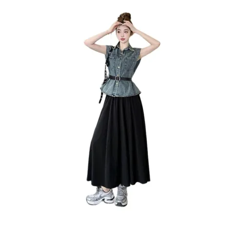 Icicofficial Two Piece Skirt Sets Women's