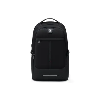 OIWAS Fabric Laptop Backpack Regular Unisex Black