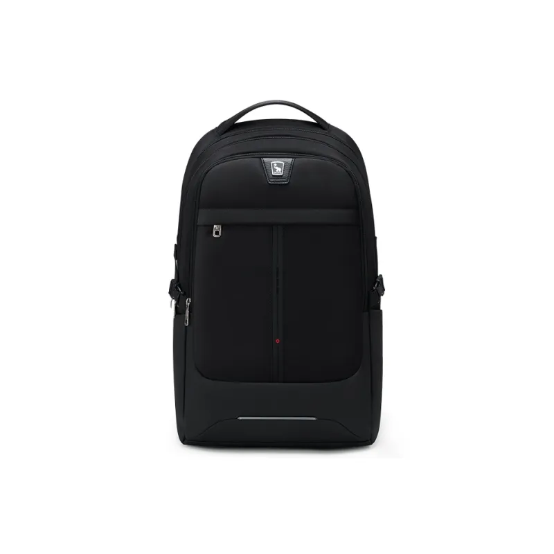 OIWAS Fabric Laptop Backpack Regular Unisex Black-0