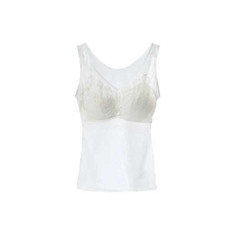 Silk Boundary Tank Tops Women's-5