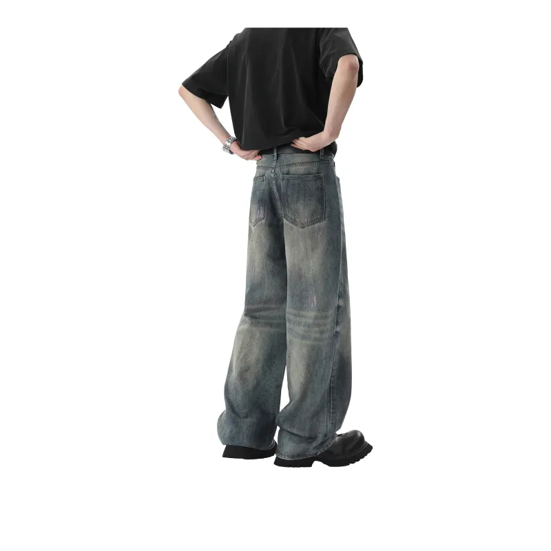 H.V.G.A Jeans Unisex Vintage Blue-1