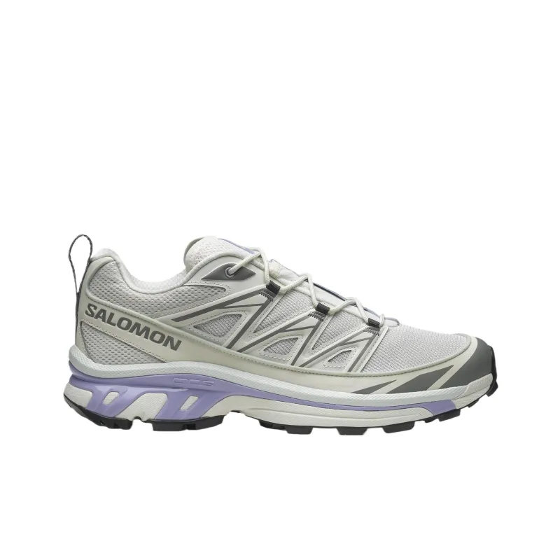 SALOMON XT 6 Abrasion Resistant Low Top Running Shoes Unisex Gray Purple-1