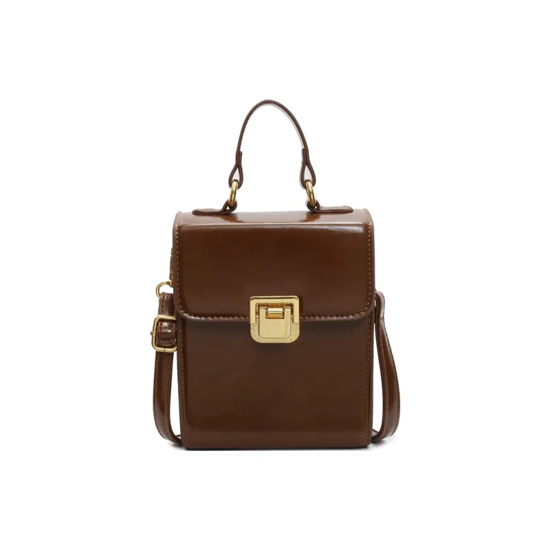 Yalu PU Crossbody Handbag Regular Women's Black/Ancora Red/Brown/Coffee-13