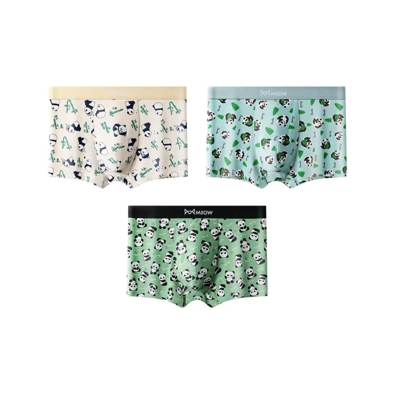 MIIOW Trendy Party Collection Cooling Summer Collection Underpants Men's 3 Pack-24