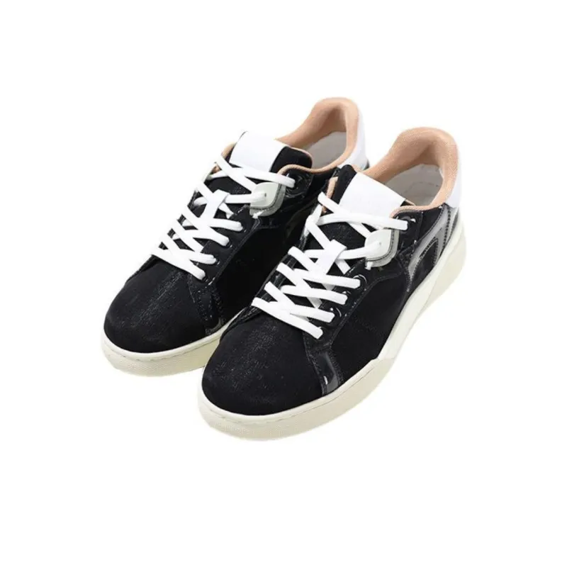 TOD'S Low Top Skateboard Shoes Women's Black-2