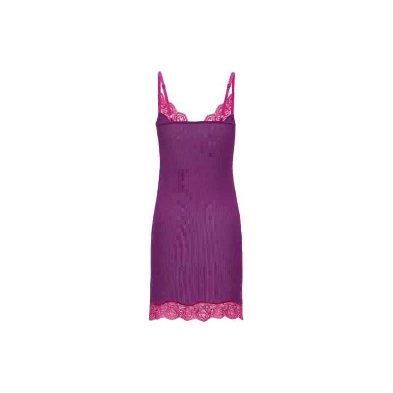 SAINT LAURENT Slip Dress Women's Purple-1