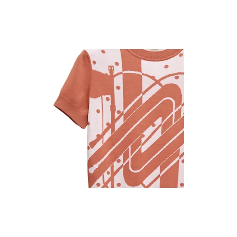 HERMES T-Shirts Women's Orange-4