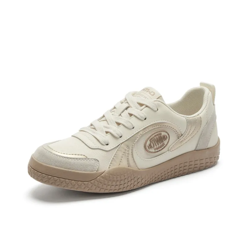 Hotwind Abrasion-Resistant Slip-Resistant Low-Top Skateboard Shoes Women's-4