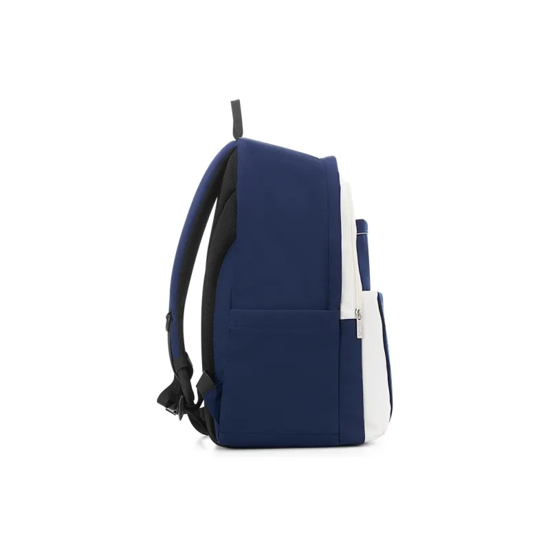 OIWAS Fabric Backpack Regular Unisex Orange/Light Blue/Dark Blue-15