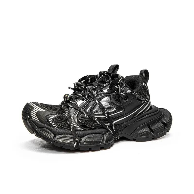 MQ Shock Absorbers With Slip Resistant And Abrasion Resistant Properties Low Top Chunky Sneakers Unisex-7