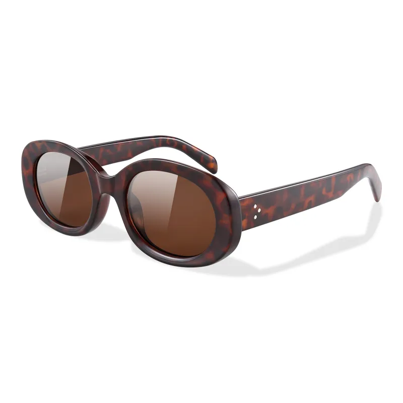 PULAIS TR90 Round Sunglasses Women's-4