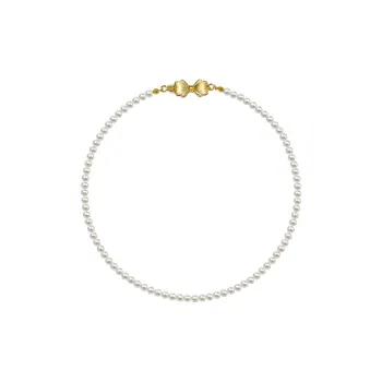 NATURALLYJOJO Faux Pearl Necklaces Women's White