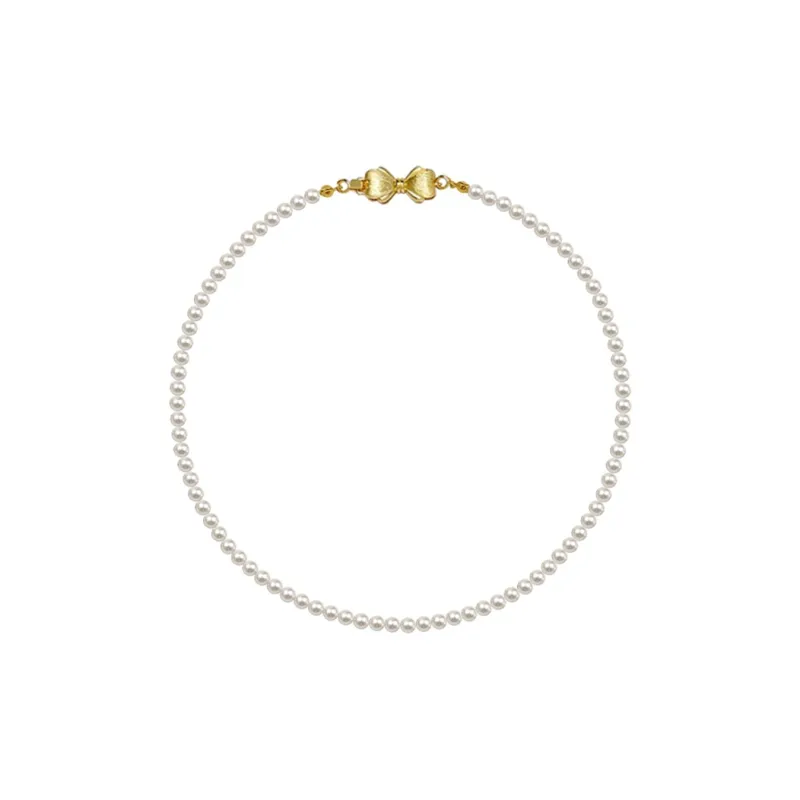 NATURALLYJOJO Faux Pearl Necklaces Women's White-0