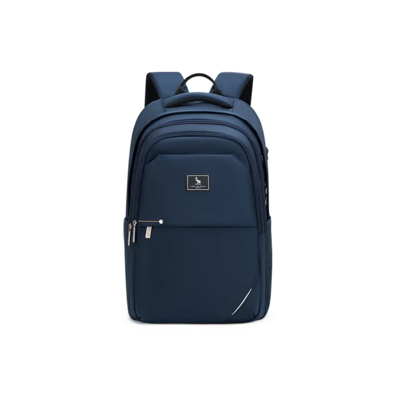 OIWAS Fabric Travel Backpack Laptop Bag Backpack Unisex Black/Blue-6