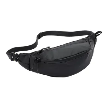 DECATHLON Polyester Fanny Pack Unisex Black