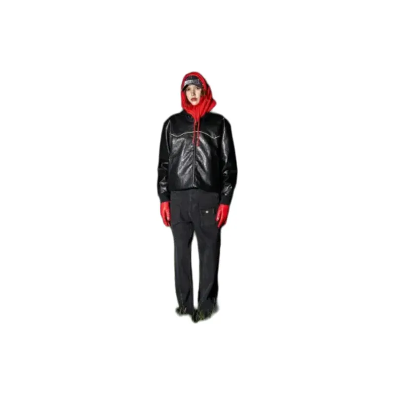 PLEASURES Jackets Coats Unisex Black-2