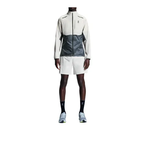 On Jackets Coats Men's Ivory/Dark Gray