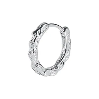 GUDUD 999 Fine Silver Earrings Men's