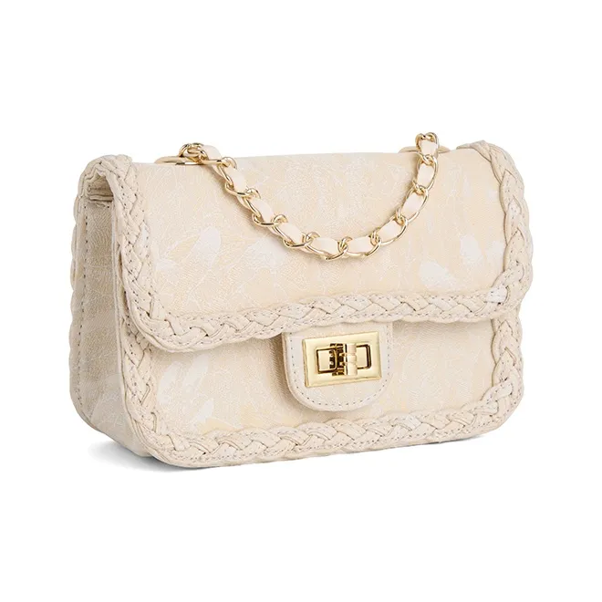 JACD PU Shoulder Bag Women's Yellow-2
