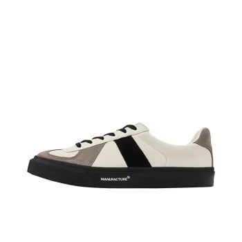 MANUFACTURE BY ATTEMPT Low-Top Skateboard Shoes Unisex Cream Apricot