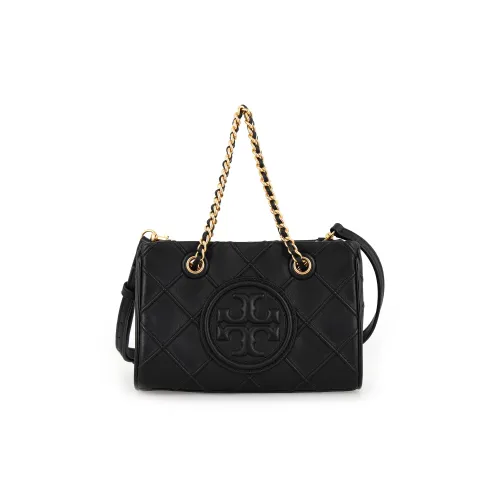 TORY BURCH Fleming Sheepskin Tote Bag Shopping Bag Handbag Shoulder Bag Mini Women's Black