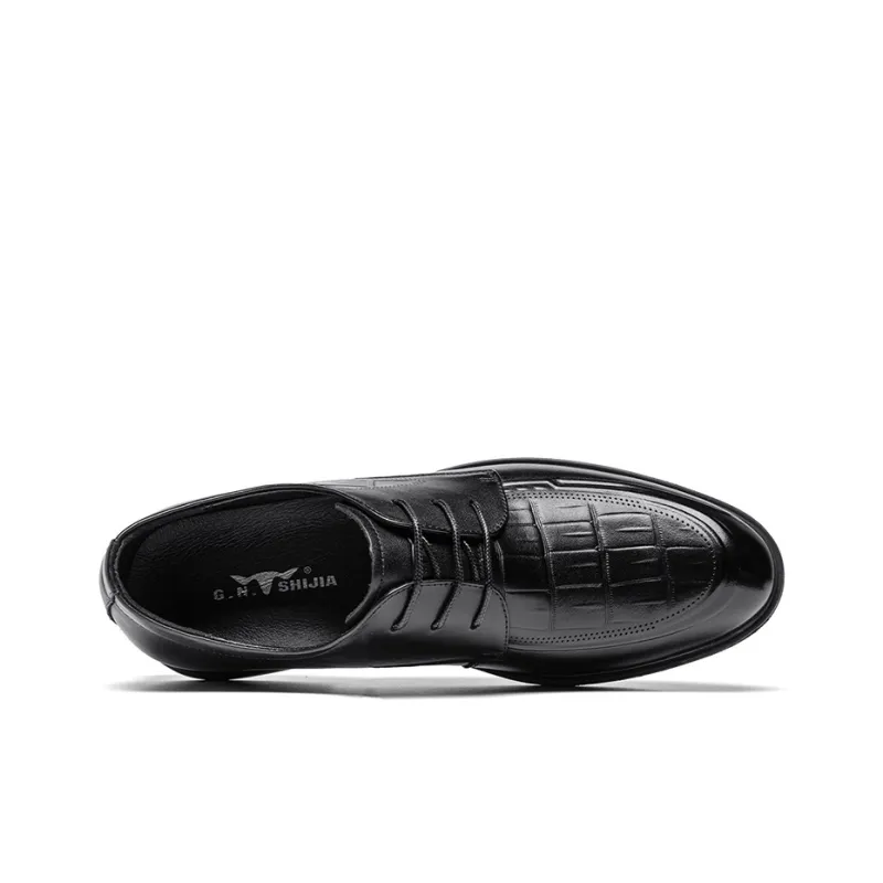 G.N.SHIJIA Dress Shoes Men's Black-4