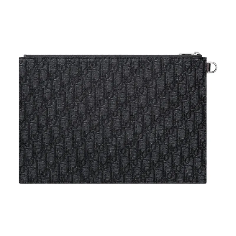 DIOR Cotton Clutch Trumpets Women's Black-1