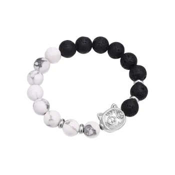 PEACE & CAT Map Stone Bracelets Unisex