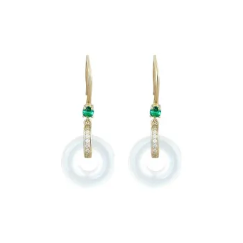 SHARK BABY Agate Earrings Women's
