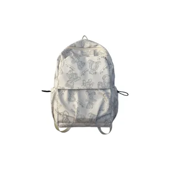 Travel Nylon Backpack Unisex White/Gray/Green/Purple/Black
