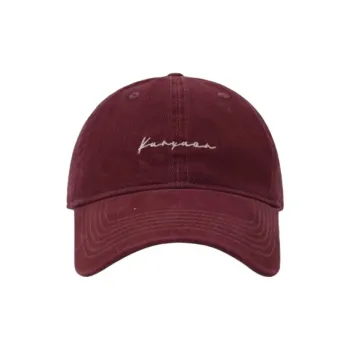 FREE RABBITⅡ Korean Style Trendy Letter Embroidery Accentuates Face Baseball Caps Unisex