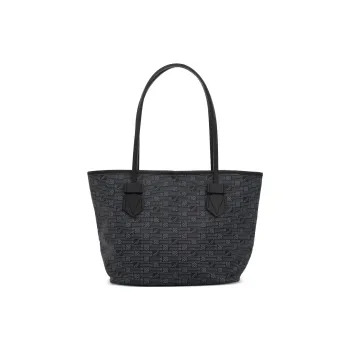 MOREAU Canvas Canvas Bag Tote Bag Shopping Bag Shoulder Bag Small Size Women's Black