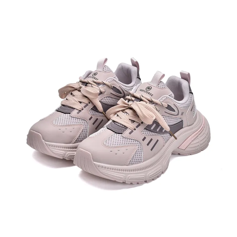MISTERY Support Wear-Resistant Slip-Resistant Low-Top Chunky Sneakers Women's-15