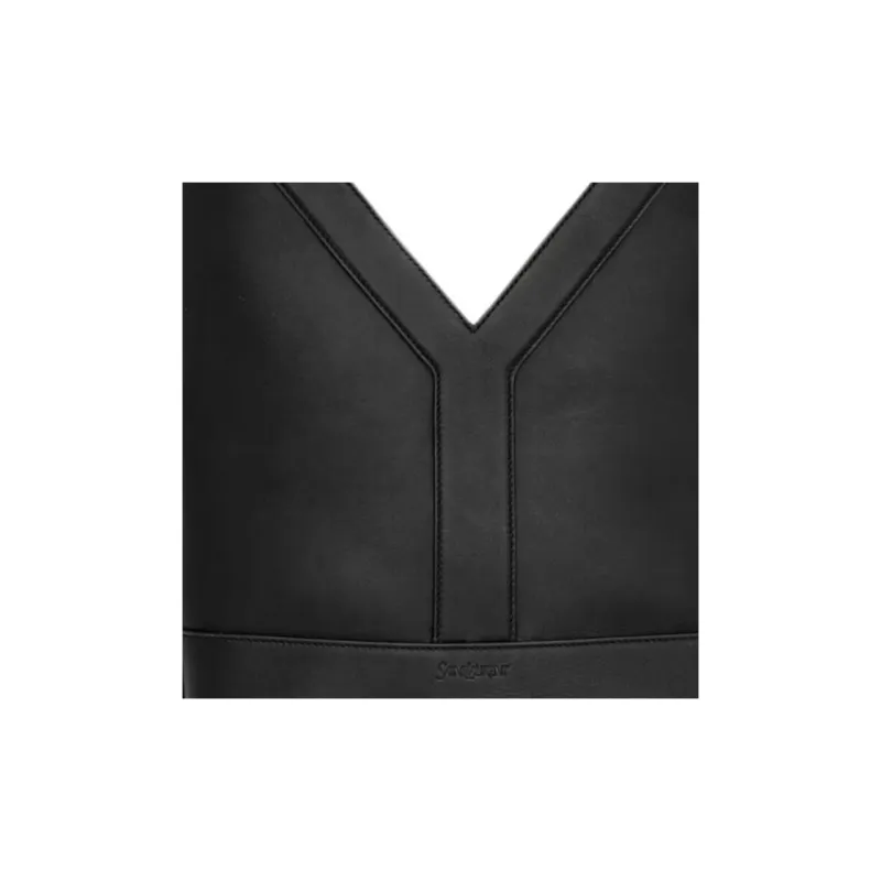 SAINT LAURENT Calfskin Bucket Bag, Shoulder Bag, Crossbody Bag, Handbag Trumpets Women's Black-5