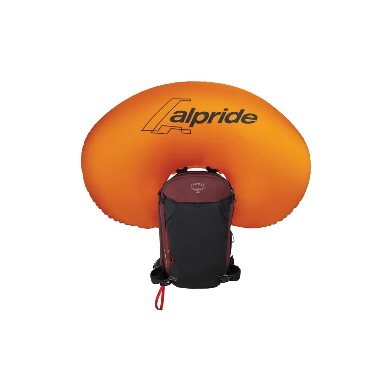 OSPREY Recycled Nylon With Polyethylene Outdoor Mountaineering Bag Backpack Women's Red-3