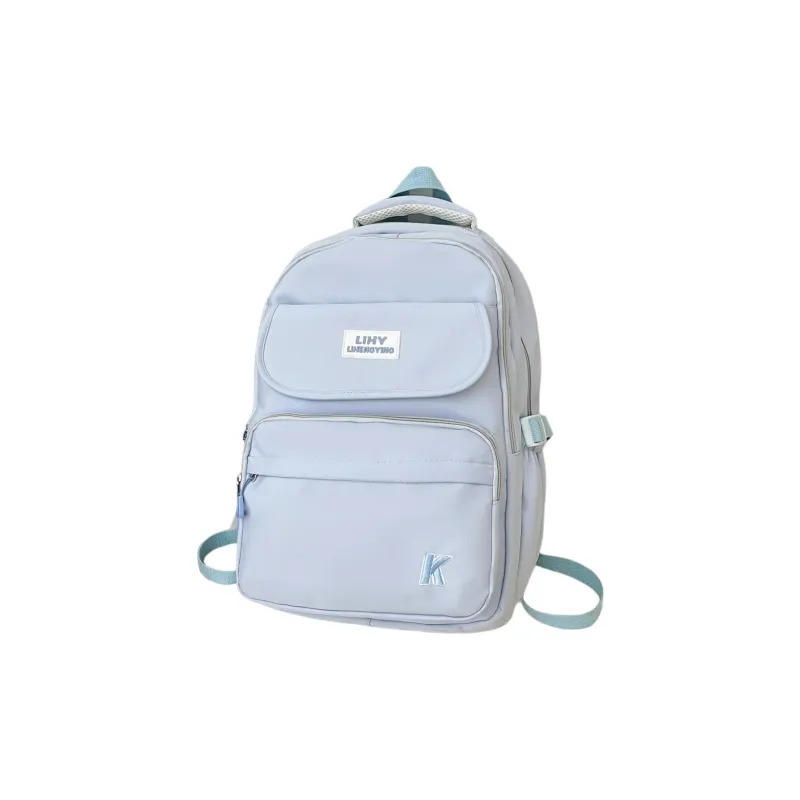 URBAN FOREST Nylon Backpack Women's White/Black/Yellow/Blue-8