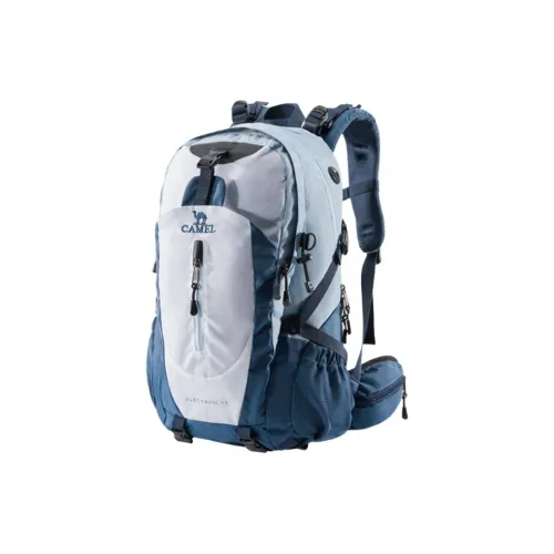 CAMEL Nylon Outdoor Mountaineering Bag Backpack Regular Unisex Light Blue
