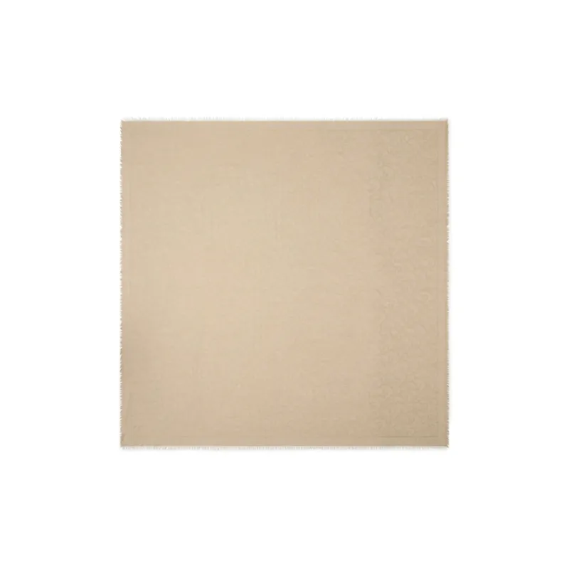 Burberry Wool Knit Scarves Women's Beige-0