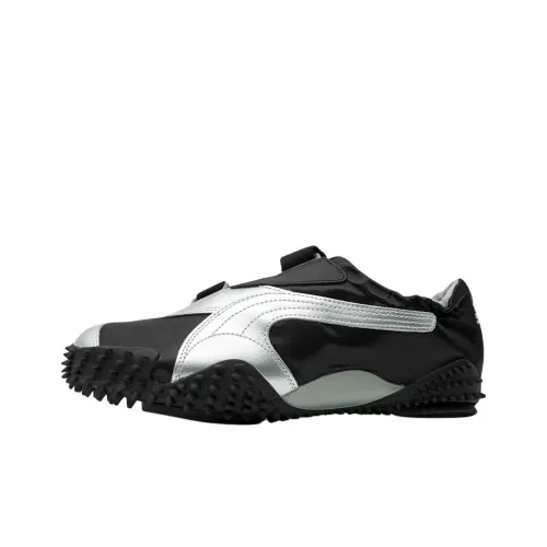 PUMA Mostro Anti Slip Wear Resistant Low Top Running Shoes Women's Black Silver