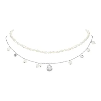 ZEGL Mother Of Pearl Necklaces Women's