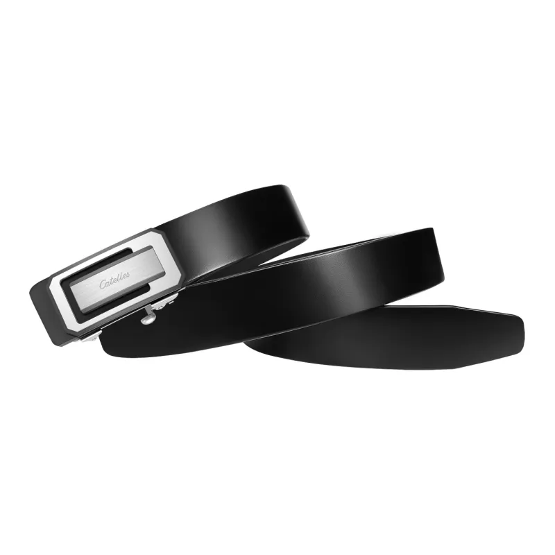 CATELLES Unlined Top Grain Cow Leather Leather Belts Men's Width: 3.5cm-2