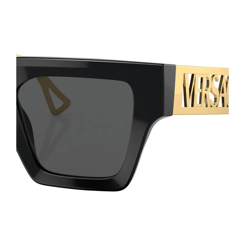 FANSIZHE Acetate Square Sunglasses Women's Black-2
