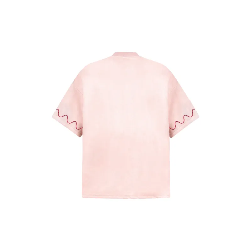 YINLEI T Shirts Unisex Pink-1