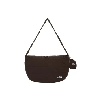 THE NORTH FACE Polyester Crossbody Bag Shoulder Bag Large Size Unisex Brown