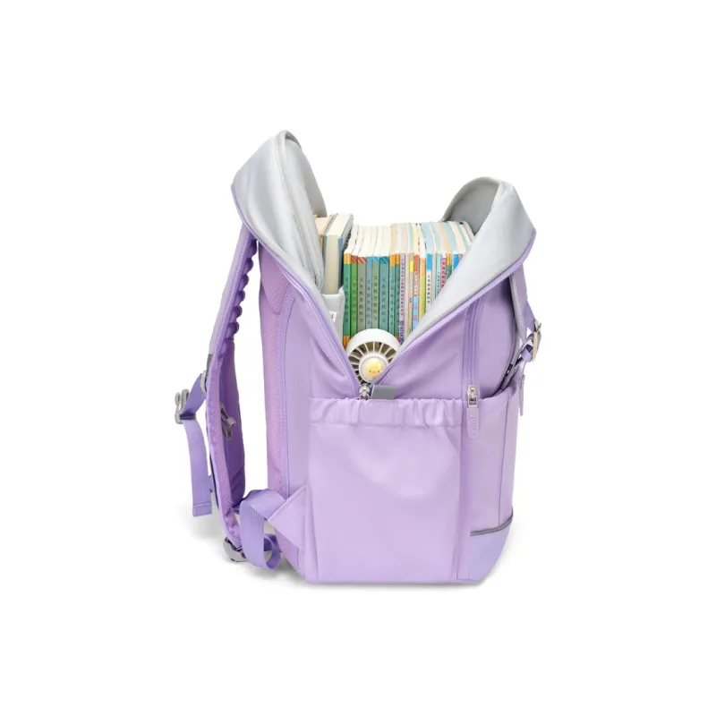 V.NINE Fabric Student Bag Unisex Taro Purple/Starry Blue-3