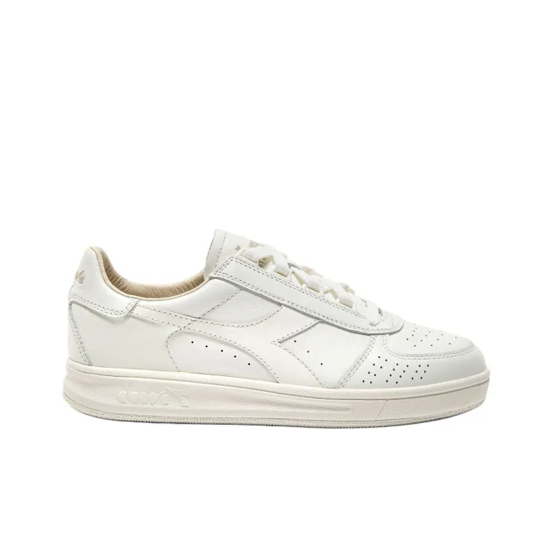 Diadora B. Elite Anti-Slip Wear-Resistant Low-Top Skateboard Shoes Unisex White-1