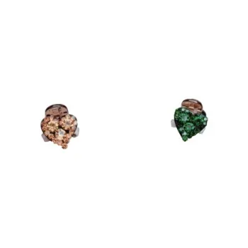 ZWU Acrylic Crystal Hair Clips Women's